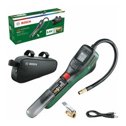 Bosch Akku-Druckluftpumpe EasyPump mit Luftpumpenadapter für Reifenventile