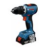 Bosch Werkzeug-Set: GSR 18V-65 + 2 x Akku + 19-tlg. Handwerkzeug-Set in L-BOXX