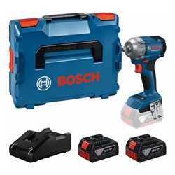 Bosch Akku-Drehschlagschrauber GDS 18V-350, 2 x Akku GBA 18V 4.0Ah in L-BOXX