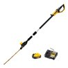 Set DeWalt Akku-Stabheckenschere 18V + Akku 5Ah + Ladegerät 4A