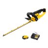 Set DeWalt Akku-Heckenschere 18V + Akku 5Ah + Ladegerät 4A