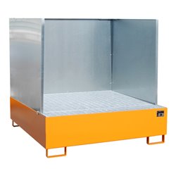 Bauer Südlohn Auffangwanne AW 450/SW, lackiert, Gelborange