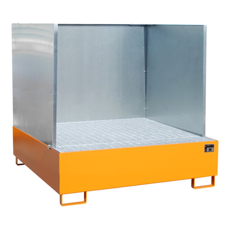 Bauer Südlohn Auffangwanne AW 450/SW, lackiert, Gelborange