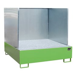 Bauer Südlohn Auffangwanne AW 450/SW, lackiert, Resedagrün