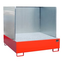 Bauer Südlohn Auffangwanne AW 450/SW, lackiert, Feuerrot