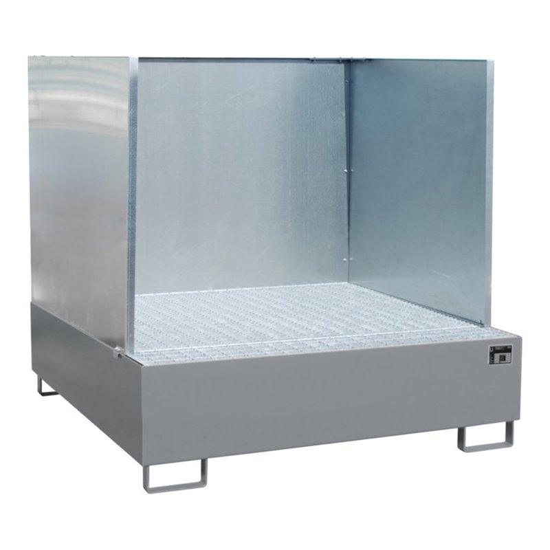 Bauer Südlohn Auffangwanne AW 450/SW, lackiert, Mausgrau