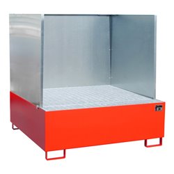 Bauer Südlohn Auffangwanne AW 800/SW, lackiert, Feuerrot