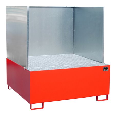 Bauer Südlohn Auffangwanne AW 1000/SW, lackiert, Feuerrot