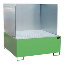 Bauer Südlohn Auffangwanne AW 1000/SW, lackiert, Resedagrün