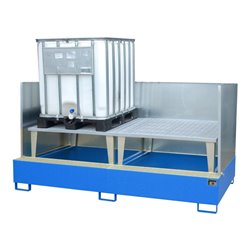 Bauer Südlohn Auffangwanne AWA 1000-2/SW, lackiert, Lichtblau