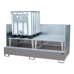 Bauer Südlohn Auffangwanne AWA 1000-2/SW, lackiert, Mausgrau