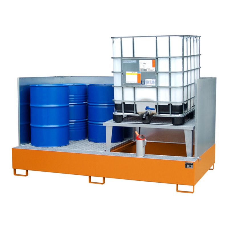 Bauer Südlohn Auffangwanne AWA 21/SW, lackiert, Gelborange