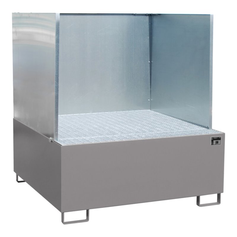 Bauer Südlohn Auffangwanne AW 1000/SW, lackiert, Mausgrau