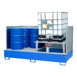 Bauer Südlohn Auffangwanne AWA 21/SW, lackiert, Lichtblau