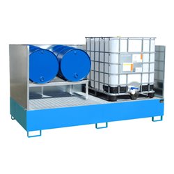 Bauer Südlohn Auffangwanne AW 1000-2/SW, lackiert, Lichtblau