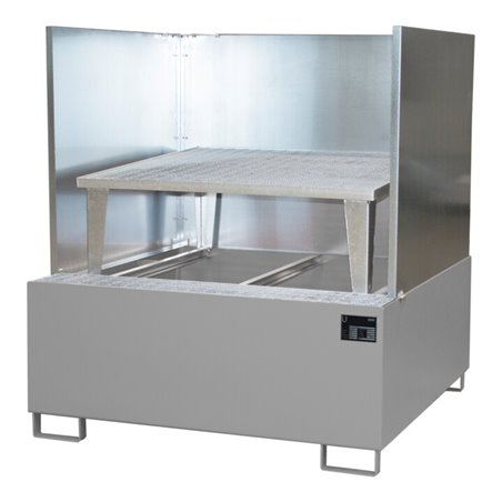 Bauer Südlohn Auffangwanne AWA 1000/SW, lackiert, Mausgrau