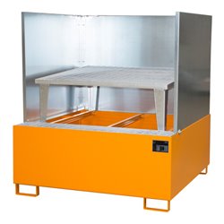 Bauer Südlohn Auffangwanne AWA 1000/SW, lackiert, Gelborange