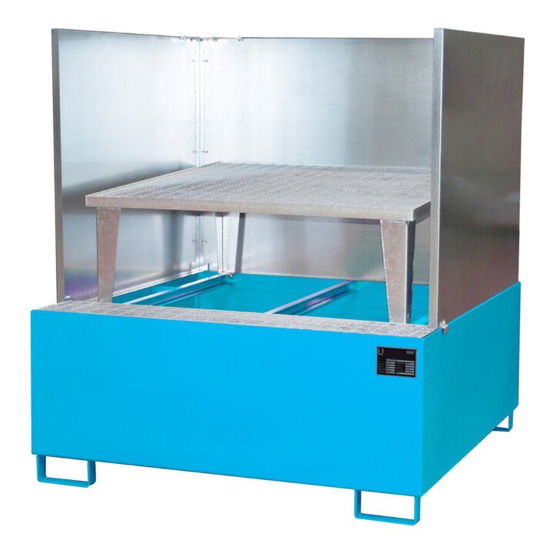 Bauer Südlohn Auffangwanne AWA 1000/SW, lackiert, Lichtblau