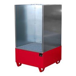 Bauer Südlohn Auffangwanne 2002/SW, lackiert, Feuerrot