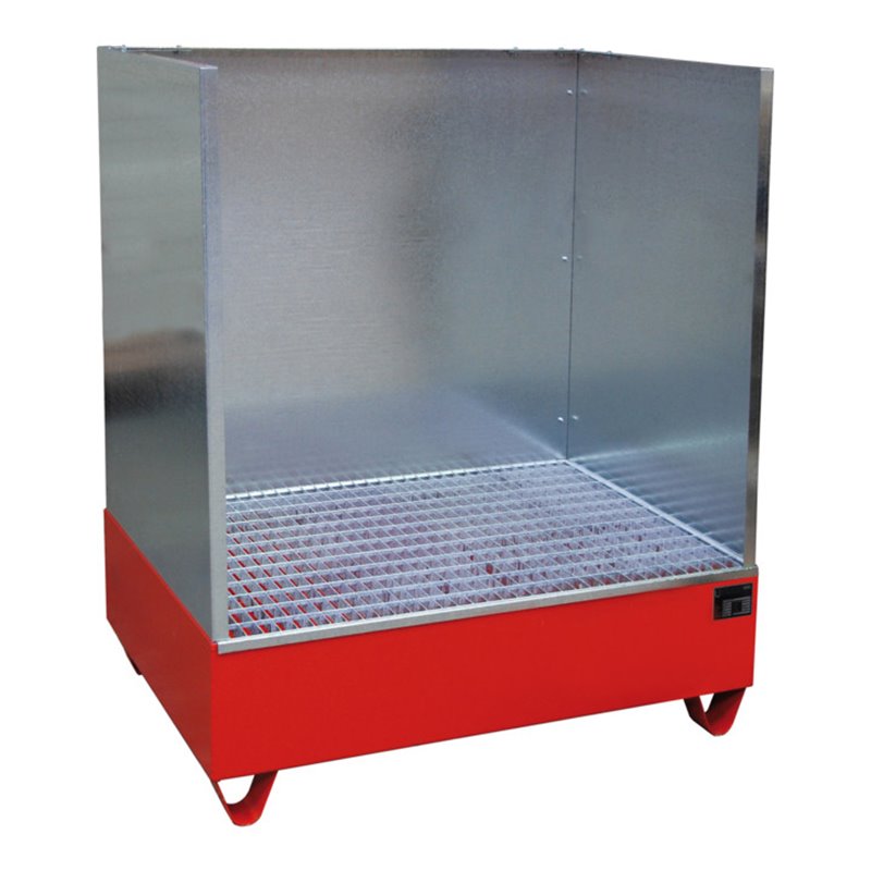 Bauer Südlohn Auffangwanne 2018/SW, lackiert, Feuerrot