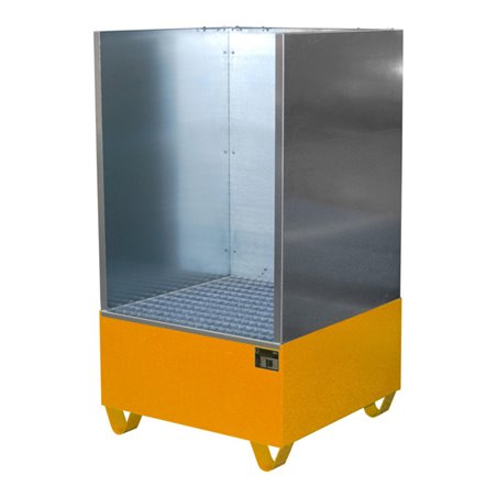 Bauer Südlohn Auffangwanne 2002/SW, lackiert, Gelborange