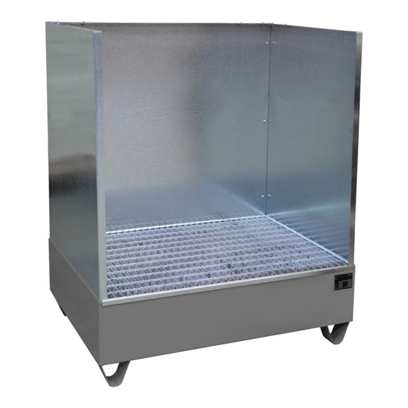 Bauer Südlohn Auffangwanne 2018/SW, lackiert, Mausgrau