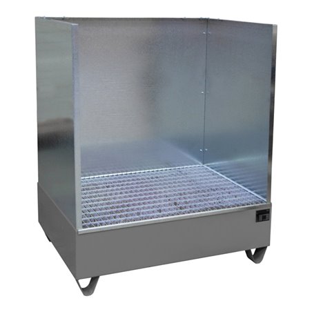 Bauer Südlohn Auffangwanne 2018/SW, lackiert, Mausgrau