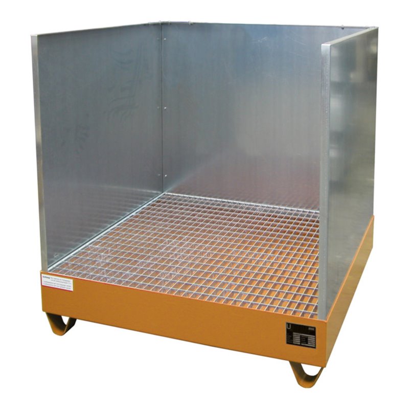 Bauer Südlohn Auffangwanne 2032/SW, lackiert, Gelborange