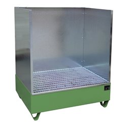 Bauer Südlohn Auffangwanne 2018/SW, lackiert, Resedagrün