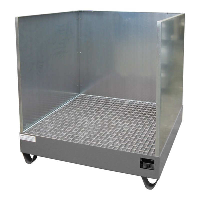 Bauer Südlohn Auffangwanne 2032/SW, lackiert, Mausgrau