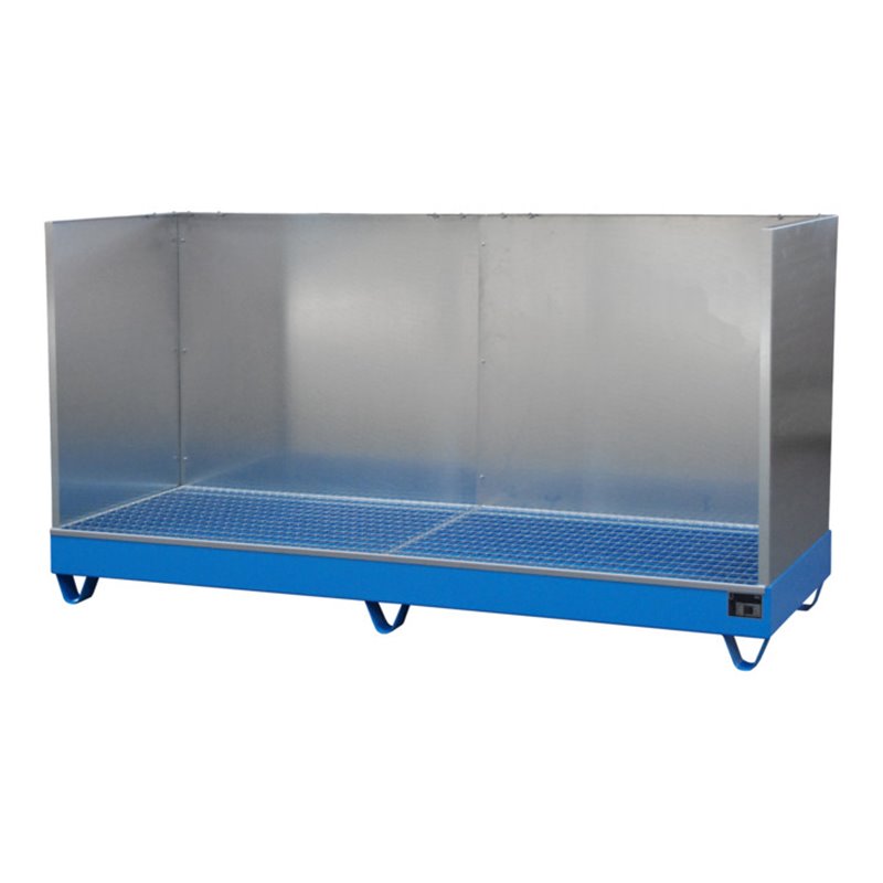 Bauer Südlohn Auffangwanne 2042/SW, lackiert, Lichtblau