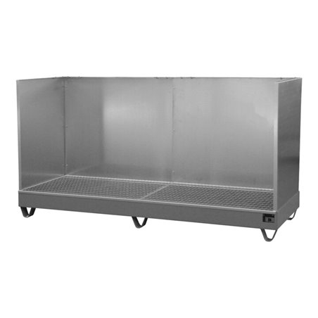 Bauer Südlohn Auffangwanne 2042/SW, lackiert, Mausgrau