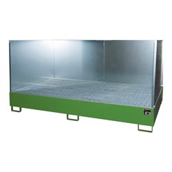 Bauer Südlohn Auffangwanne AW 1000-10F/SW, lackiert, Resedagrün