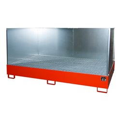 Bauer Südlohn Auffangwanne AW 1000-10F/SW, lackiert, Feuerrot