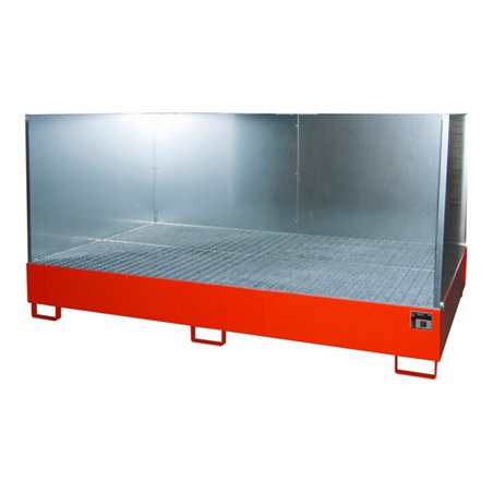 Bauer Südlohn Auffangwanne AW 1000-10F/SW, lackiert, Feuerrot