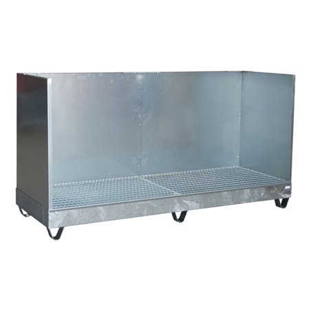 Bauer Südlohn Auffangwanne 2043/SW, feuerverzinkt