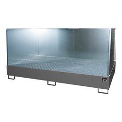 Bauer Südlohn Auffangwanne AW 1000-10F/SW, lackiert, Mausgrau