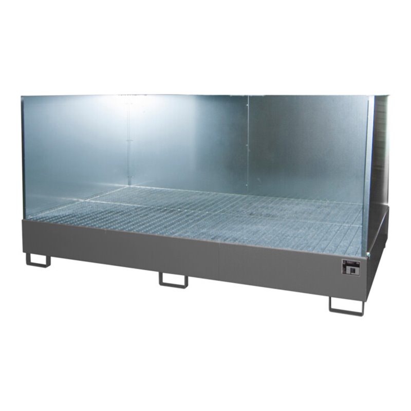 Bauer Südlohn Auffangwanne AW 1000-10F/SW, lackiert, Mausgrau