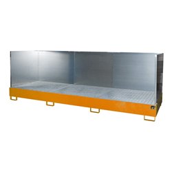 Bauer Südlohn Auffangwanne AW 1000-3/SW, lackiert, Gelborange