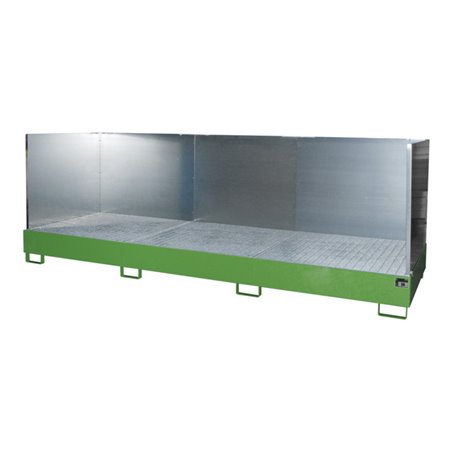 Bauer Südlohn Auffangwanne AW 1000-3/SW, lackiert, Resedagrün