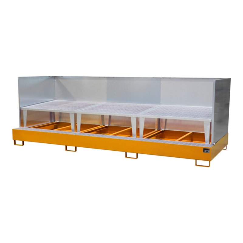 Bauer Südlohn Auffangwanne AWA 1000-3/SW, lackiert, Gelborange