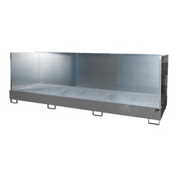 Bauer Südlohn Auffangwanne AW 1000-3/SW, lackiert, Mausgrau