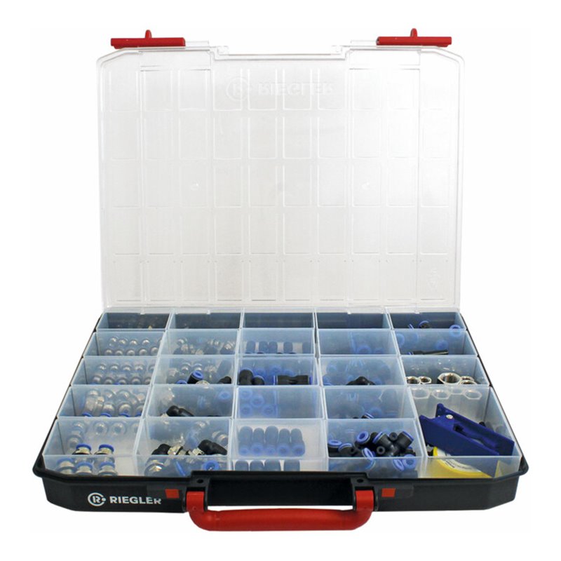 Riegler Sortimentsbox Schnellsteckverbindungen »Blaue Serie«