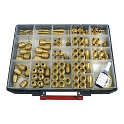 Riegler Sortimentsbox, Schnellverschlusskupplung und Stecknippel NW 7,2 »cl«