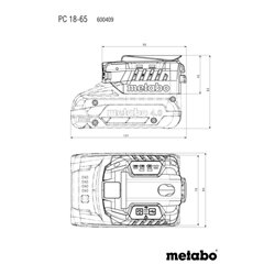 Metabo Power-Charger PC 18-65 (600409000)