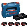 Bosch L-BOXX Batterie/Ladegerät Set 2x EXBA18V-55 + 2x EXBA18V-80 + EXAL18V2-320 C
