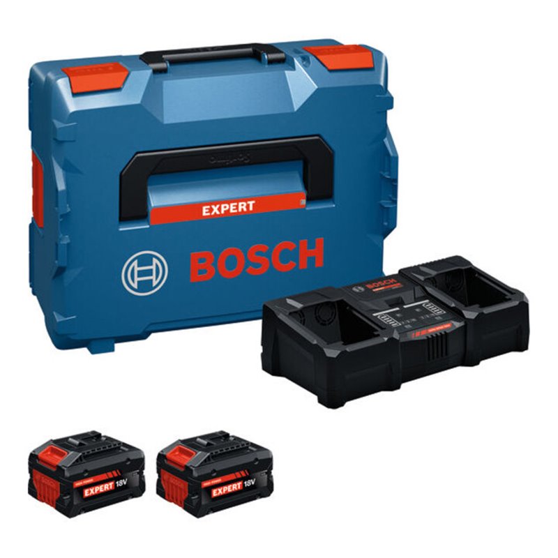 Bosch Starter-Set Batterie/Ladegerät Set 2x EXBA18V-80 + EXAL18V2-320 C