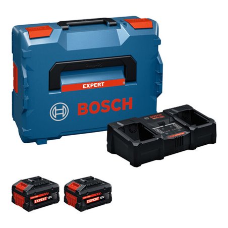 Bosch Starter-Set Batterie/Ladegerät Set 2x EXBA18V-80 + EXAL18V2-320 C