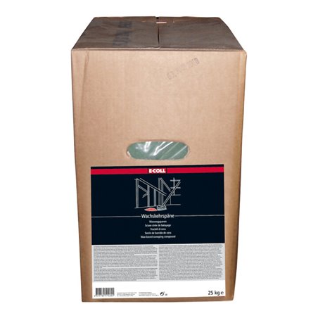 E-COLL Wachskehrspäne 25kg blau