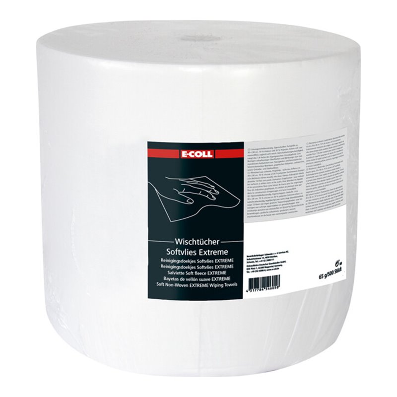 E-COLL Wischtuch Softvlies Extreme 500 Blatt 30x38mm weiß